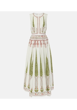 Giambattista Valli Printed cotton poplin maxi dress