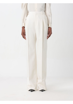 Trousers SAINT LAURENT Woman colour Ivory