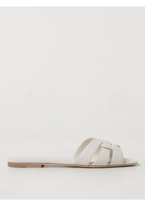 Flat Sandals SAINT LAURENT Woman colour White