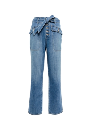 Veronica Beard Rinley high-rise cropped jeans