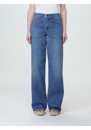 Jeans TORY BURCH Woman colour Denim
