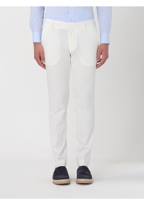 Trousers DANIELE ALESSANDRINI Men colour Cream
