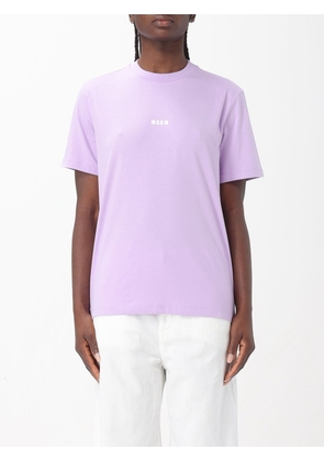 T-Shirt MSGM Woman colour Lilac