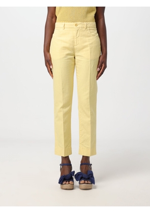 Trousers ASPESI Woman colour Yellow
