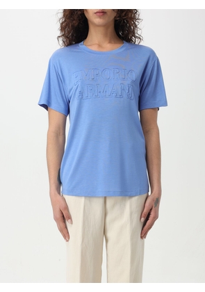 T-Shirt EMPORIO ARMANI Woman colour Gnawed Blue