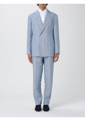 Suit BRUNELLO CUCINELLI Men colour Sky Blue