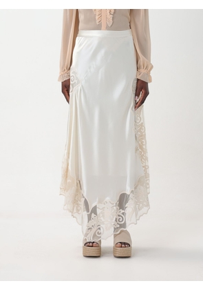 Skirt ULLA JOHNSON Woman colour White