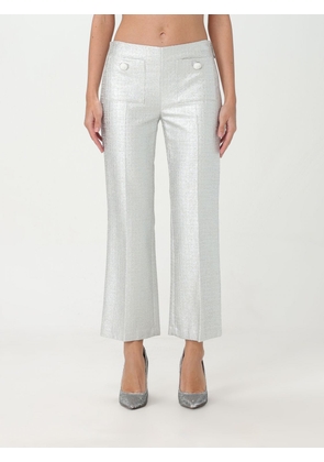 Trousers ELISABETTA FRANCHI Woman colour Silver