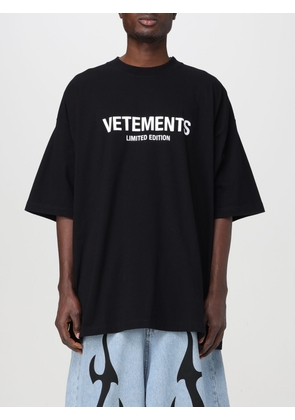 T-Shirt VETEMENTS Men colour Black