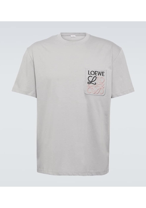 Loewe Logo-embroidered cotton T-shirt