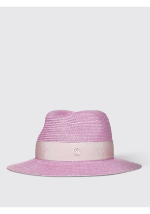 Hat MAISON MICHEL Woman colour Pink