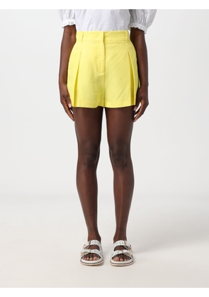 Short TWINSET Woman colour Yellow