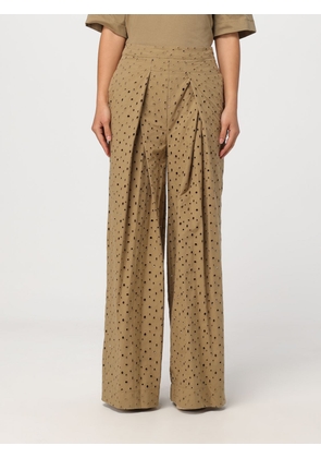 Trousers SEMICOUTURE Woman colour Beige