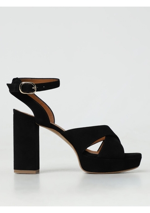 Heeled Sandals VIA ROMA 15 Woman colour Black