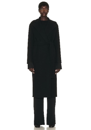 The Row Malika Coat in Black - Black. Size L (also in ).