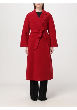 Coat MAX MARA Woman colour Red