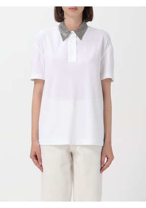 Polo Shirt BRUNELLO CUCINELLI Woman colour White