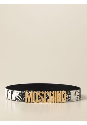 Moschino Boutique belt with big logo pattern