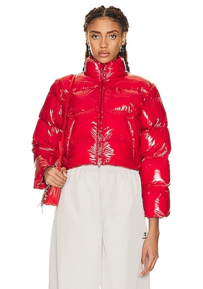 Balenciaga Shrunk Puffer Jacket in Red - Red. Size S (also in ).