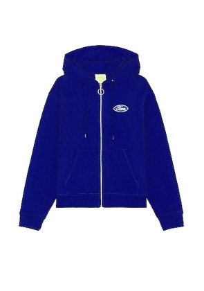 Sky High Farm Workwear Quil Lemons Farm Hoodie in BLUE - Blue. Size L (also in M).