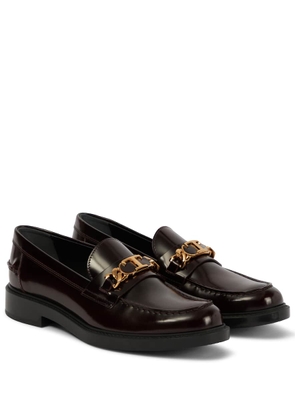 Tod's Embellished leather loafers
