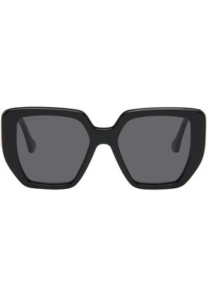 Gucci Black Oversized Square Sunglasses