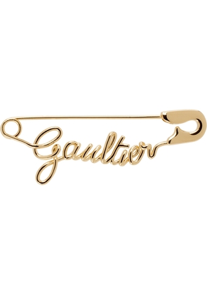 Jean Paul Gaultier Gold 'The Gaultier Safety Pin' Single Earring