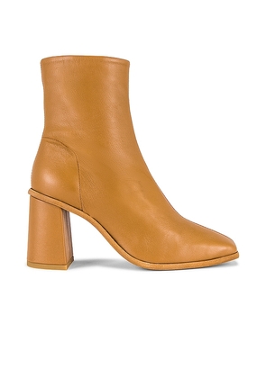 Free People Sienna Ankle Boot in Tan. Size 38, 41.