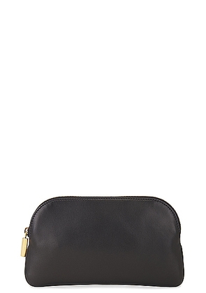 The Row EW Circle Pouch in Black ANG - Blacl. Size all.