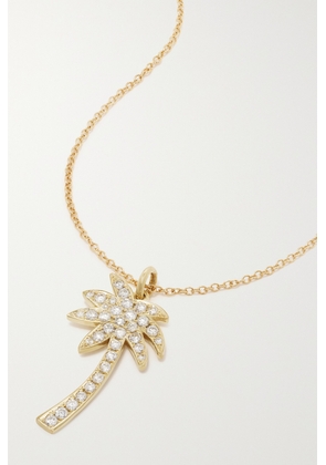 Jennifer Meyer - Large Palm Tree 18-karat Gold Diamond Necklace - One size