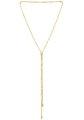TOM FORD Lariat Necklace in Vintage Gold - Metallic Gold. Size all.