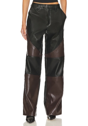 AFRM Flynn Pant in Brown. Size 28, 30, 31.
