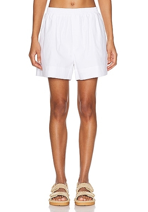 AEXAE Shorts in White - White. Size M (also in S, XL, XS).