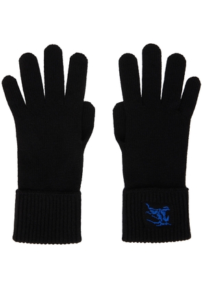 Burberry Black Cashmere Blend Gloves