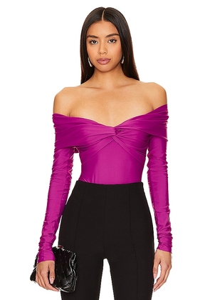 The Andamane Kendall Bodysuit in Purple. Size M.