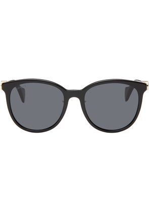 Gucci Black Thin Oversize Sunglasses