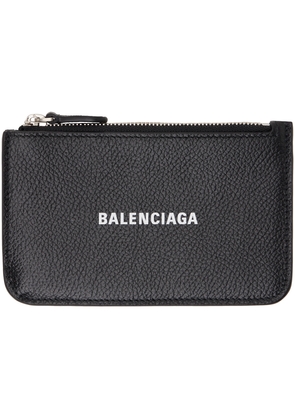 Balenciaga Black Large Long Cash Coin Card Holder