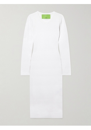 GAUGE81 - Huela Knitted Midi Dress - White - EU 34,EU 36,EU 38,EU 40,EU 42,EU 44