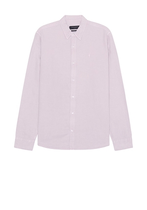 ALLSAINTS Laguna Long Sleeve Shirt in Lavender. Size M, S, XL/1X.