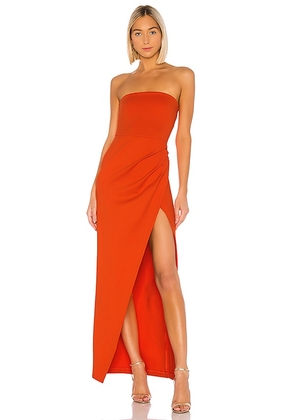 NBD Lucilda Gown in Orange. Size XS.