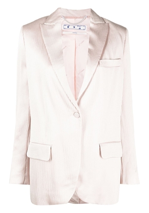 Off-White Tomboy single-breasted blazer - Pink