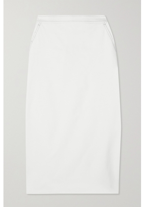 Max Mara - Zulia Denim Midi Skirt - White - UK 4,UK 6,UK 8,UK 10,UK 12,UK 14,UK 16,UK 18