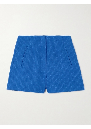Veronica Beard - Jazmin Cotton-blend Bouclé-tweed Shorts - Blue - US0,US2,US4,US6,US8,US10,US12