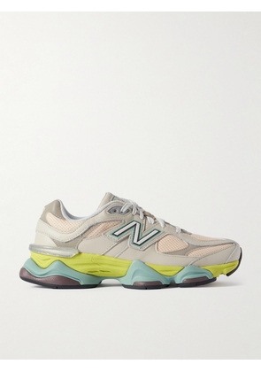 New Balance - 9060 Leather And Mesh Sneakers - Pink - US 4,US 4.5,US 5,US 5.5,US 6,US 6.5,US 7,US 7.5,US 8,US 8.5,US 9,US 9.5,US 10,US 10.5,US 11