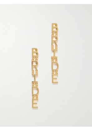 Martha Calvo - Bride Gold-plated Earrings - One size
