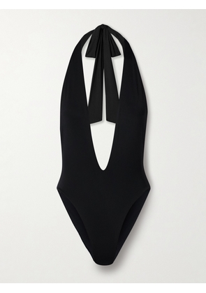 Haight - Vero Halterneck Swimsuit - Black - x small,small,medium,large