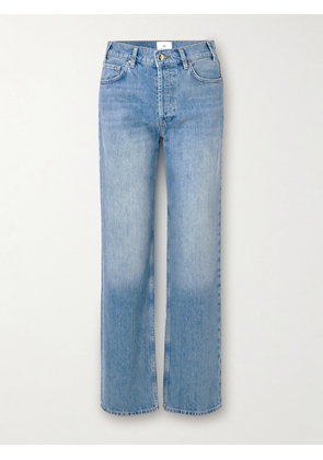 Anine Bing - Gavin High-rise Straight-leg Organic Jeans - Blue - 24,25,26,27,28,29,30,31