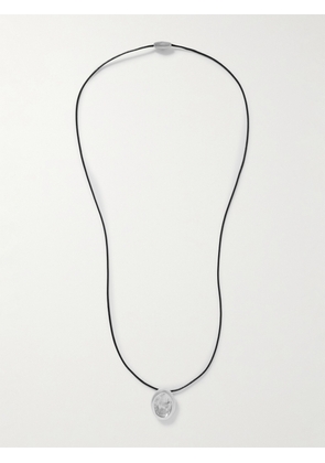 YSSO - Aesop Silver And Cord Necklace - One size