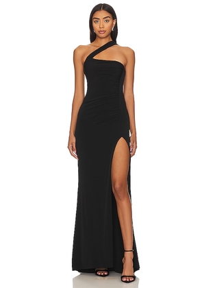 Nookie Alba Gown in Black. Size M, S, XL, XS.