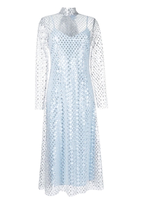 Macgraw Perception sequin-embellished long dress - Silver